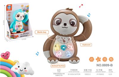 婴童早教益智卡通树赖电子琴玩具二色混装 - OBL10432659