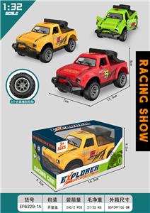 1:32双开门越野车模型           （惯性皮卡山地越野赛车） - OBL10433089