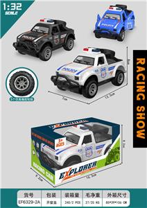 1:32双开门越野车模型          （惯性皮卡山地越野警车） - OBL10433090