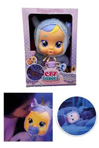 天使14寸搪胶哭泣娃娃带夜光功能带毛绒加暖带四声音乐带流眼泪功能，带吸水奶瓶，带奶嘴  4个功能 夜光哭泣娃娃混装 - OBL10433126