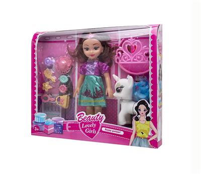 高档12寸空身肥童娃娃(带音乐)配马大皇冠打扮配件吸塑 - OBL10433182