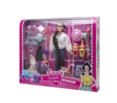 高档11.5寸9关节时装芭比带气球吸塑和车车吸塑配件3寸仔狗狗 - OBL10433193