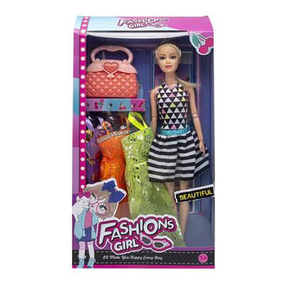 高档11.5寸9关节实身时装芭比带包包和吊裙配件 - OBL10433198