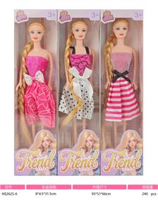 11寸实身定向手芭比娃娃多款多色混装 - OBL10433307