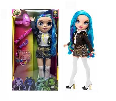 高档蕾丝发光盒12D真眼珠硬吹瓶真眼珠带灯光音乐主题曲32寸吹瓶彩虹大宝贝 - OBL10434040