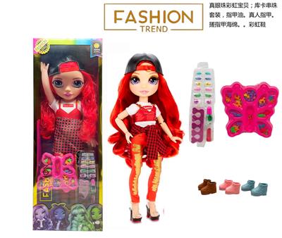 高档蕾丝发光盒12D真眼珠硬吹瓶真眼珠带灯光音乐主题曲32寸吹瓶彩虹大宝贝 - OBL10434063