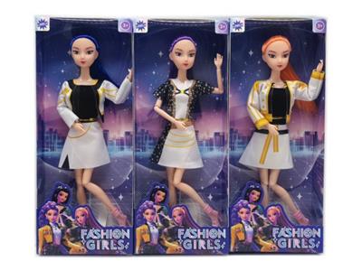 K-POP 猎魔女团动画版11.5寸12关节实身摇滚芭芘 - OBL10434068