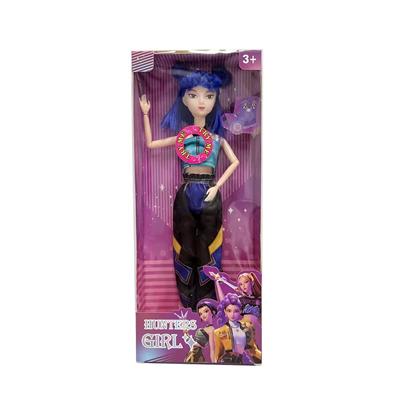 K-POP 猎魔女团动画版11.5寸12关节实身带七彩灯光主题曲Rumi鲁米打歌芭比带武器 - OBL10434097