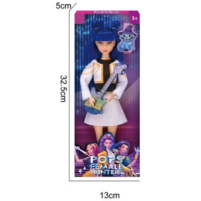 K-POP 猎魔女团动画版11.5寸12关节实身Rumi鲁米打歌芭比带武器 - OBL10434098