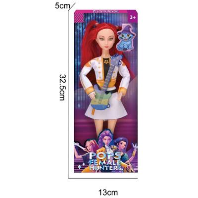 K-POP 猎魔女团动画版11.5寸12关节实身Rumi鲁米打歌芭比带武器 - OBL10434100