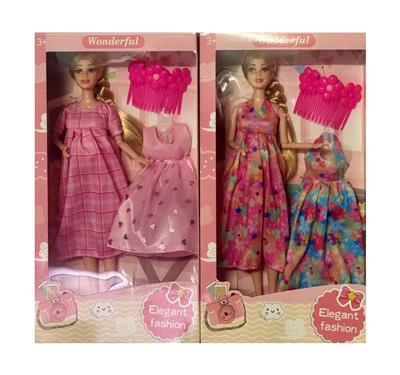 11寸实身换装孕妈妈娃娃配饰品（肚子里有小娃） - OBL10435232