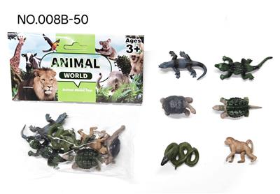 6只实心PVC动物 - OBL10435489