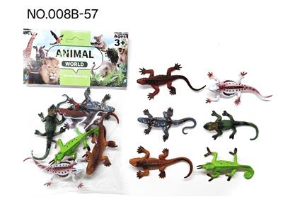 6只实心PVC蜥蜴 - OBL10435496