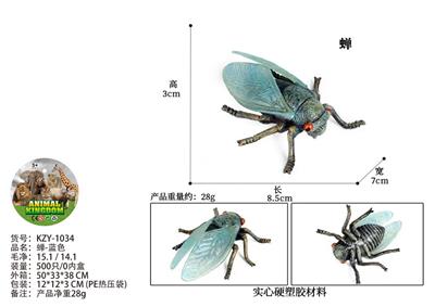 蝉-蓝色 - OBL10436014