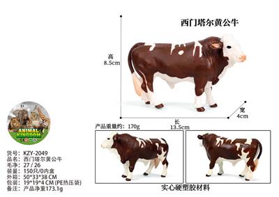 西门塔尔黄公牛 - OBL10436091