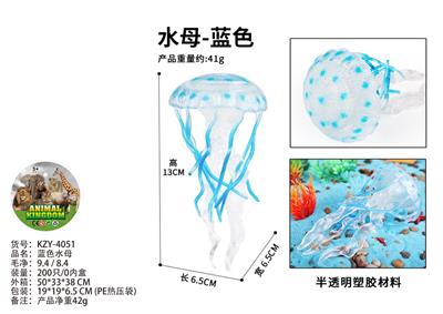 蓝色水母 - OBL10436250
