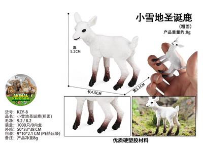 小雪地圣诞鹿(粗面) - OBL10436262