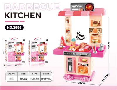 露营烧烤商店（带灯光音乐 2AA不包） - OBL10436777