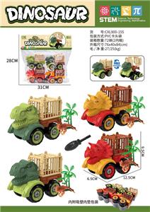 DIY益智拼装恐龙车4只装 (手动） - OBL10436835