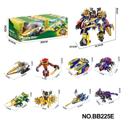 DIY拼装积木 幻影机甲(9种不同形态8合1）632PCS - OBL10439524