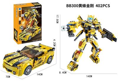 DIY拼装积木 黄蜂金刚(2变)402pcs - OBL10439527