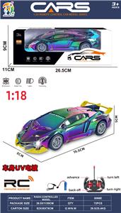 1:18四通遥控毒药车
车身UV电镀 带灯光
2色混装 - OBL10440931