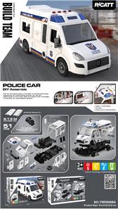 DIY拆装声光惯性模型车兼容小积木           警车
51PCS - OBL10441093