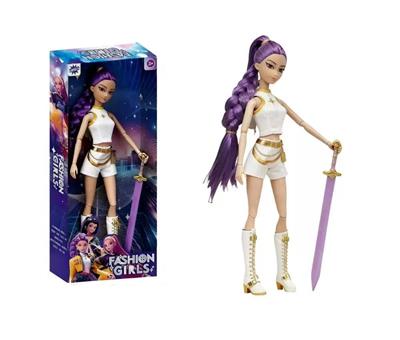 K-POP 猎魔女团动画版11.5寸12关节实身Rumi鲁米打歌芭比带武器 - OBL10442012