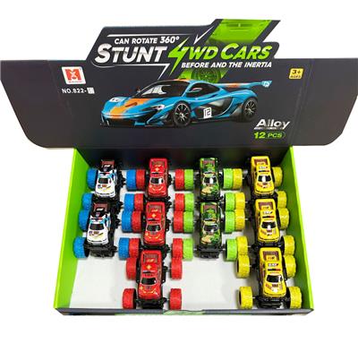 双惯性皮卡越野车       （展示盒/12PCS/四色混装） - OBL10443356