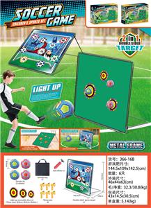 足球布靶套装带感应圈
（铁架） - OBL10443975