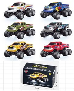 迷你车，1:64比例，2WD，2.4G遥控，多个速度档位，灯光，APP控制

6个颜色，默认单色装，可混色 - OBL10444843