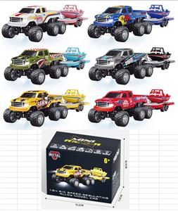 迷你车，1:64比例，2WD，2.4G遥控，多个速度档位，灯光，APP控制

6个颜色，默认单色装，可混色 - OBL10444844