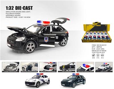 1：32保时捷迈凯伦Macan 合金车警车 - OBL10448896