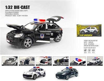1：32保时捷迈凯伦Macan 合金车警车 - OBL10448897