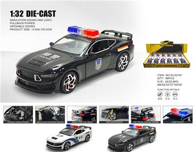 1：32福特野马合金车警车 - OBL10448902