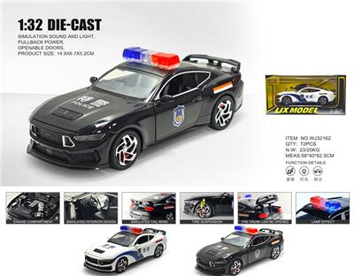 1：32福特野马合金车警车 - OBL10448903