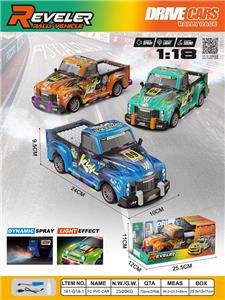 惯性PVC壳越野X6皮卡车带灯光音乐喷雾包电 - OBL10449380