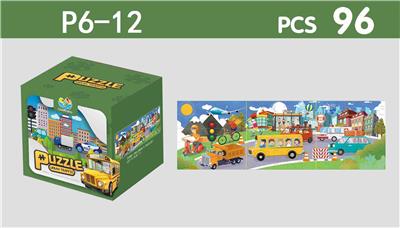24PCS交通工具拼图 可组合3连拼 - OBL10449792