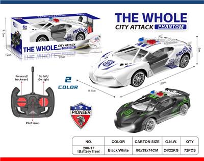 1:20开门/四通遥控开门警车（电池版） - OBL10451754