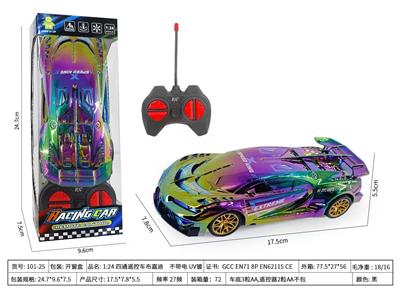 1:24 四通遥控车布嘉迪  不带电 UV镀 - OBL10451962