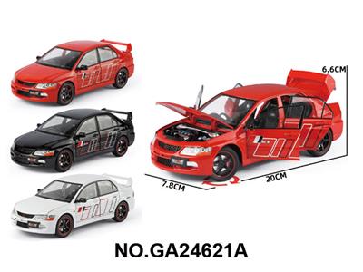 正版授权1比24 
三菱EV09拉花版合金车（支架盒） - OBL10452463