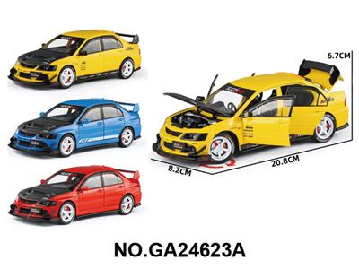 正版授权1比24 
三菱EV09改装版合金车（支架盒） - OBL10452464
