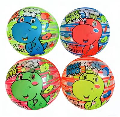 9寸彩印球多色混装(环保料) - OBL10452704