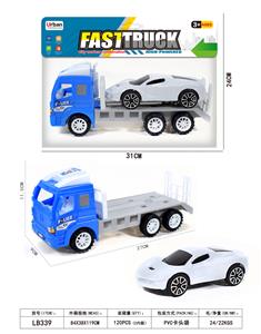 惯性警车拖头带惯性跑车 - OBL10453564