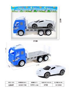 惯性警车拖头带惯性跑车 - OBL10453576