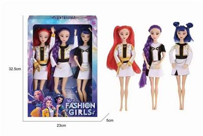 K-POP 猎魔女团11.5寸12关节实身芭芘主题三人装 - OBL10458319