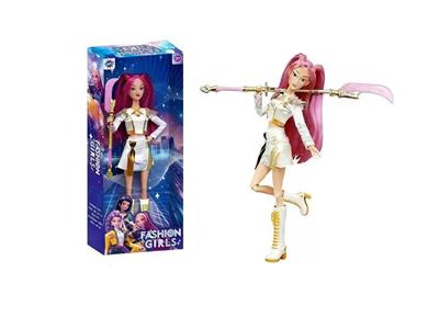 K-POP 猎魔女团动画版11.5寸12关节实身Rumi鲁米打歌芭比带武器 - OBL10459286