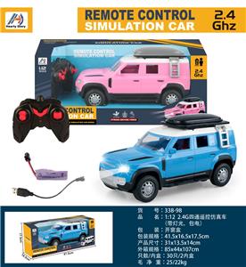 1:12 2.4G四通遥控仿真车     （带灯光，包电） - OBL10460604