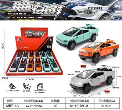 1:32特斯拉赛博皮卡带声光合金模型 - OBL10461747
