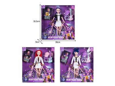 11.5寸实身11关节K-POP猎魔女团娃娃带配件 - OBL10464554